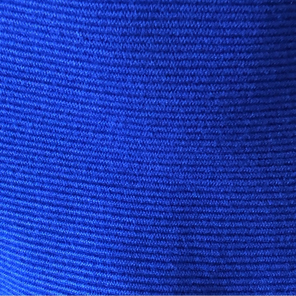 Ted Baker Royal Blue Zaralia Fit & Flare Knit Dress Full Skirt Bodice Cut Outs - Picture 13 of 15